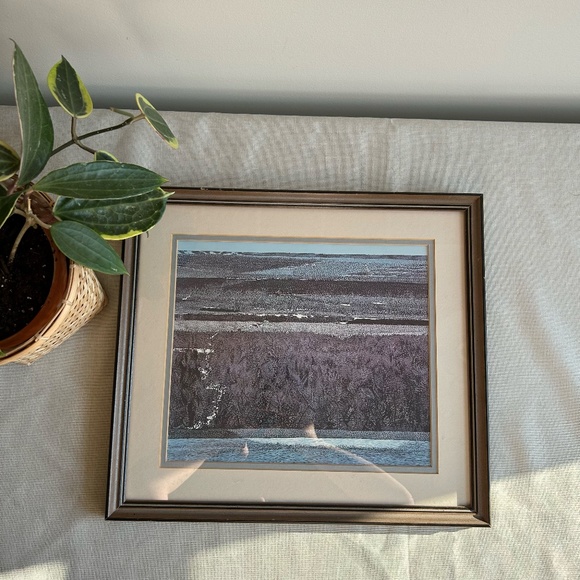 Vintage Art | Abstract Water & Tree Landscape - Picture 3 of 5